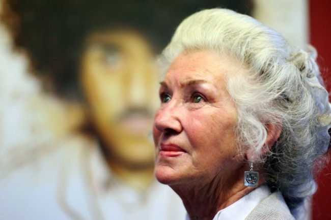 File Photo Philomena Lynott has Died. End.