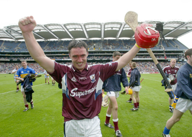 Alan Kerins celebrates beating Tipperary