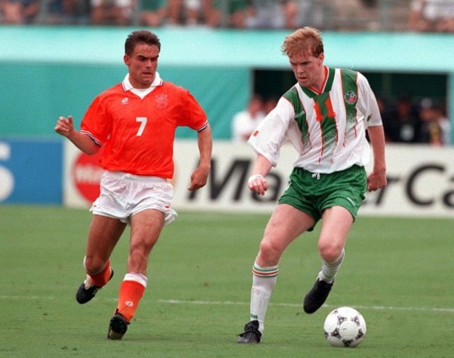 Marc Overmars and Steve Staunton 1994