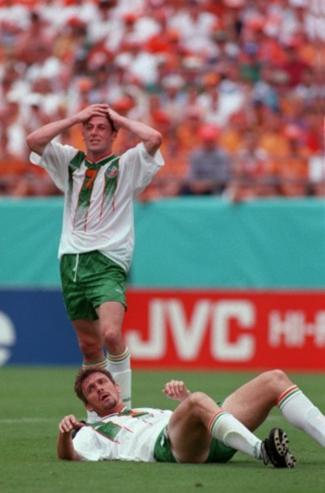 Andy Townsend and Tony Cascarino 1994