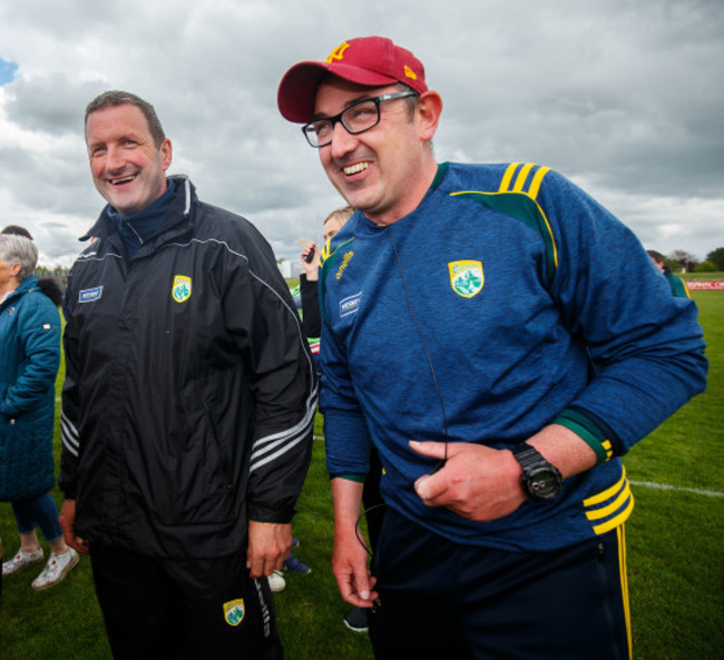 Brendan Cummins with Fintan O’Connor after the game