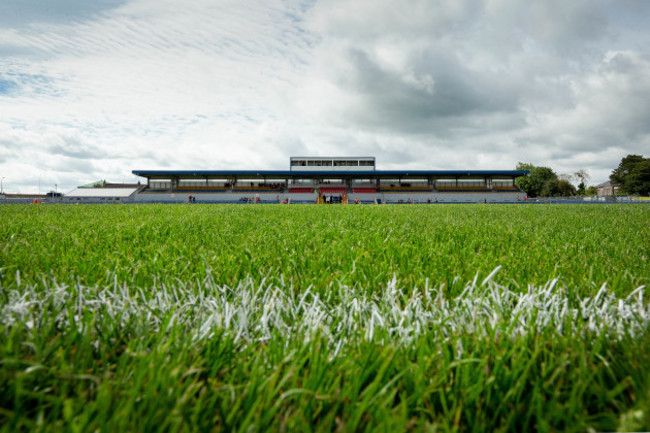 A general view of Cusack Park ahead of the game