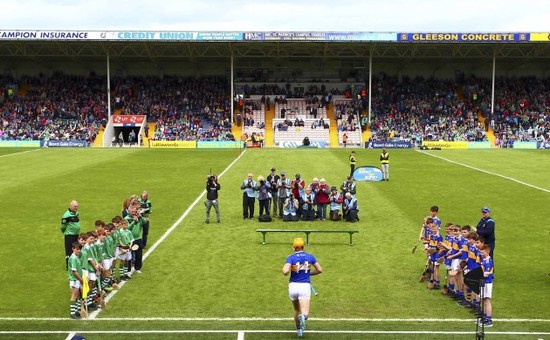 Seamus Callanan leads the team out