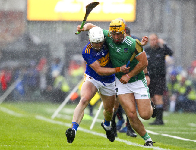 Sean O'Brien tackles Tom Morrissey