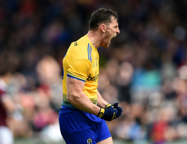 Diarmuid Murtagh celebrates after scoring a goal