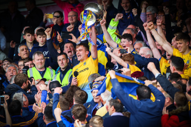 Enda Smith lifts the Nestor Cup