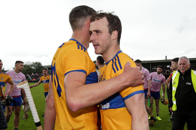 Peter Duggan and Patrick O'Connor after the game