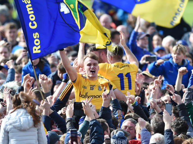 Enda Smith celebrates after the game