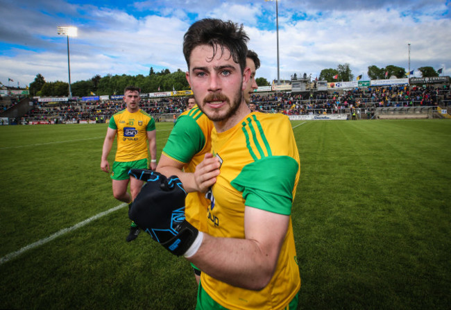 Ryan McHugh celebrates at the final whistle