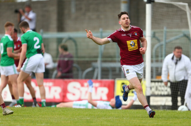 James Dolan celebrates his goal