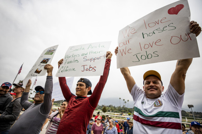 Horse Racing 2019: Santa Anita Backside Awareness Rally JUNE 20