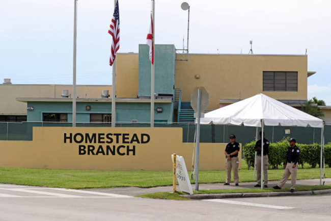 Migrant Children Being Held In Homestead Compound