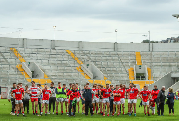 Cork dejected after the game