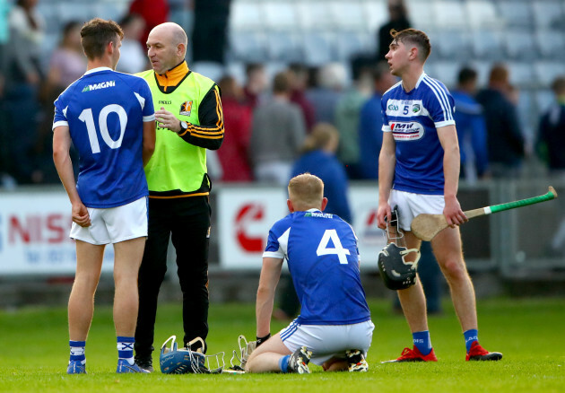 DJ Carey consoles Eoin Gaughan