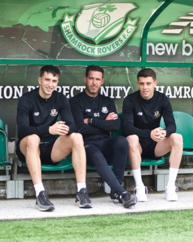 Neil Farrugia (L) Stephen Bradley (C) Gary O'Neill (R)  signing June 2019