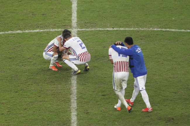 Brazil Soccer Copa America Paraguay