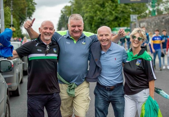 Glenn Stackpoole, John Hannon, Frankie Glynn and Karina Graham from Limerick City