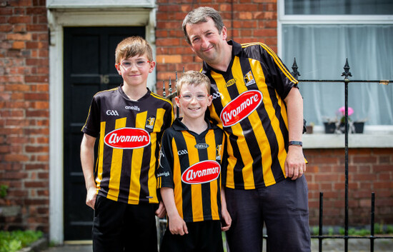 Brian, Eoin and Eamonn Moore