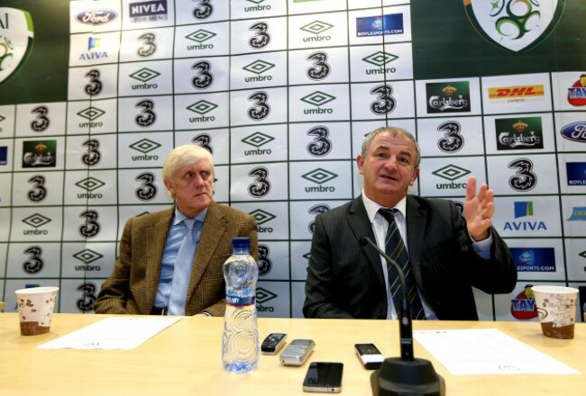 Harry McCue and Noel King