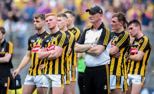 Brian Cody dejected after the game