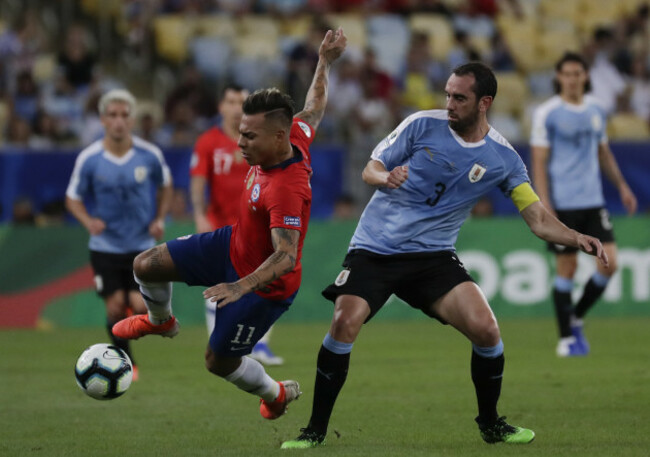 Brazil Soccer Copa America Chile Uruguay