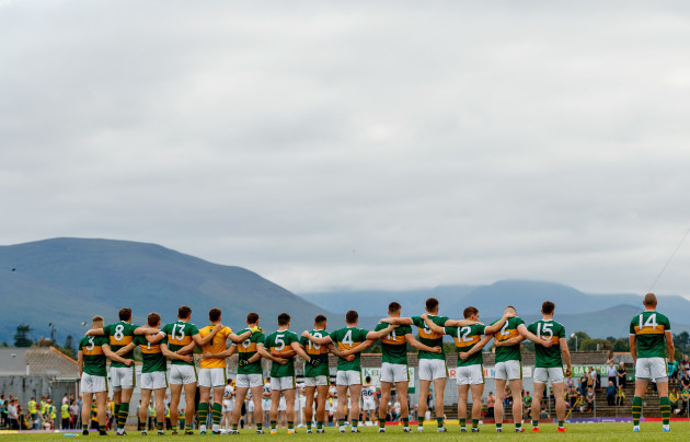 The Kerry team before the game