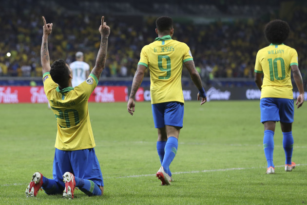 Brazil Soccer Copa America Argentina