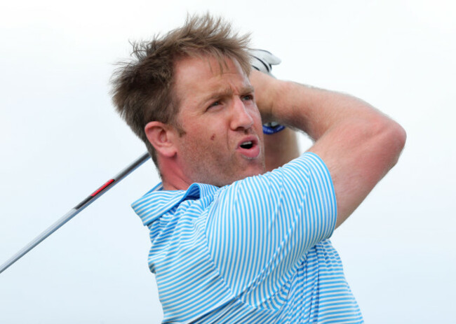 Luke Fitzgerald on the 4th hole