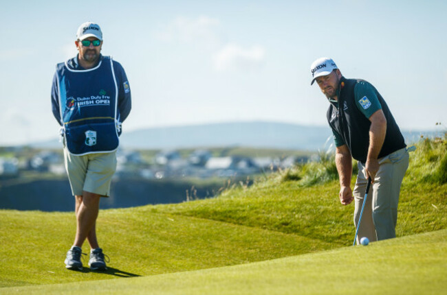 Graeme McDowell on the 6th green