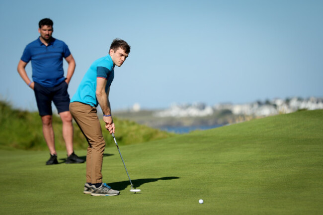 Shane O'Donnell on the 6th green