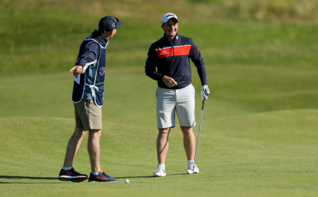 Paul Dunne on the 17th