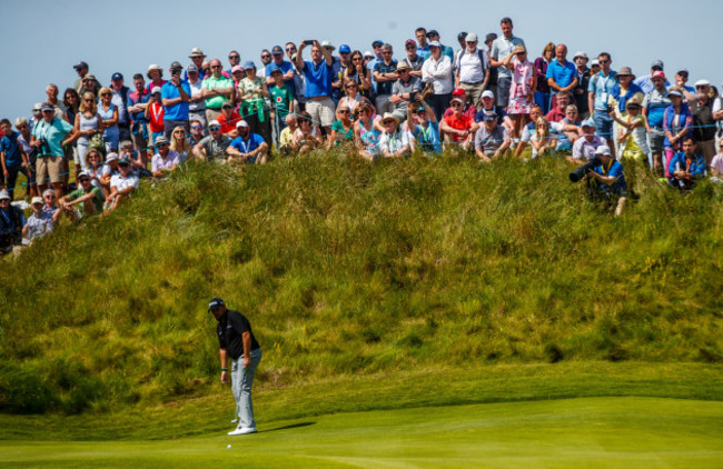 Shane Lowry on the 13th green