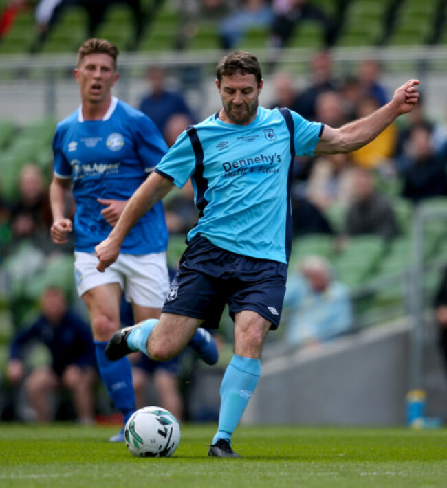 Mark O'Sullivan scores a goal