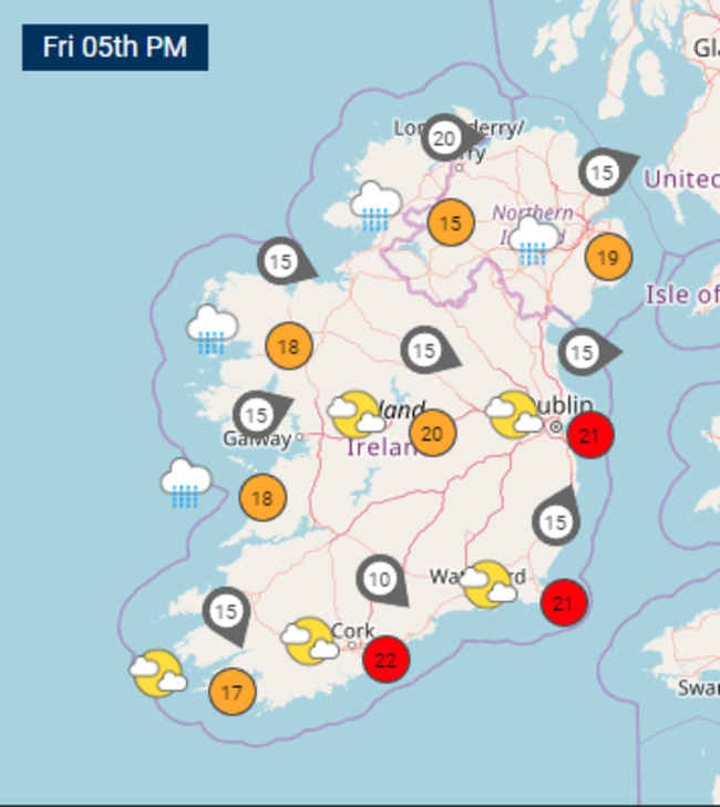 Friday weather