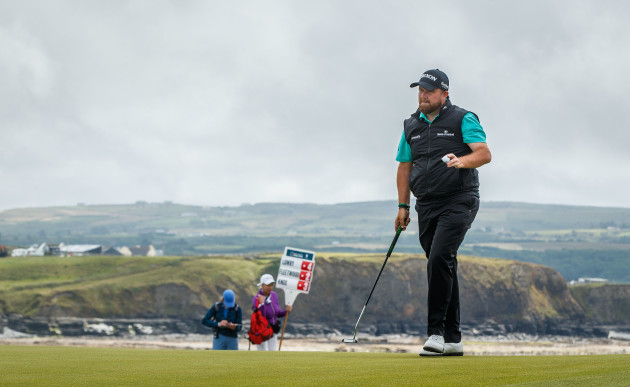 Shane Lowry comes off the 2nd green
