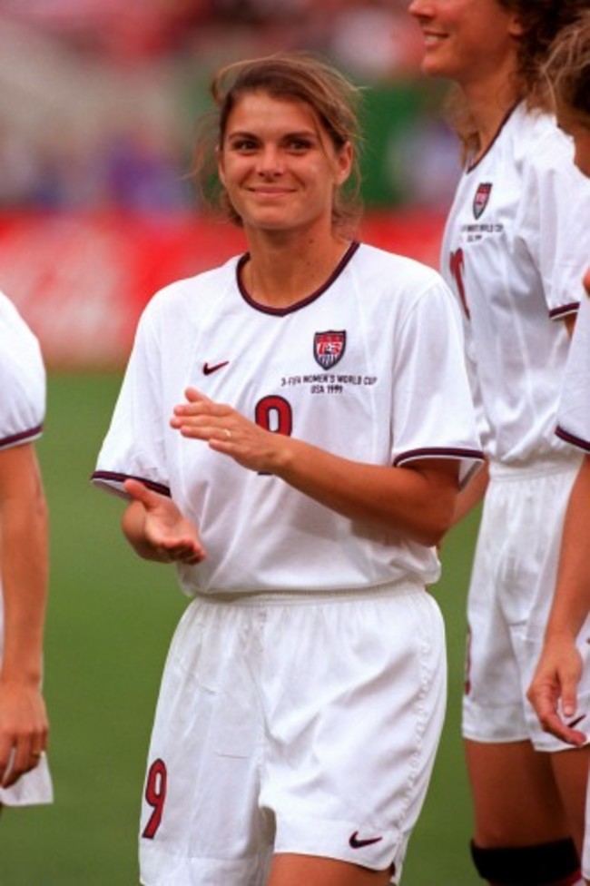 Women's Soccer - World Cup USA 99 - Quarter Final - USA v Germany