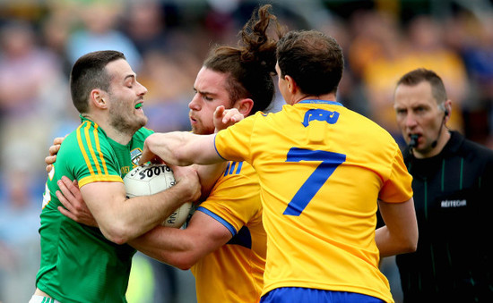 Thomas McGovern with Cian O'Dea and Kevin Harnett