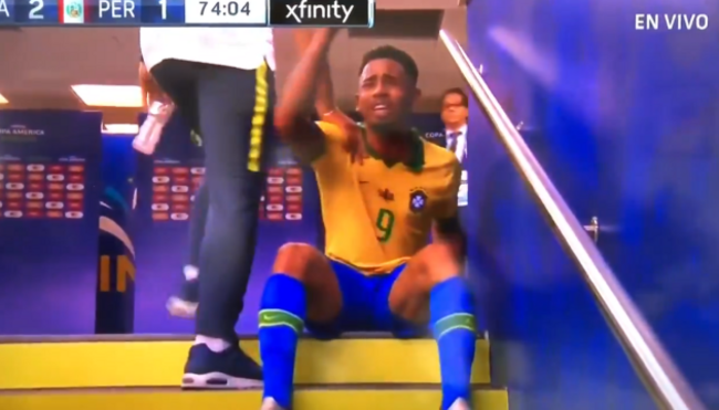 Gabriel Jesus crying