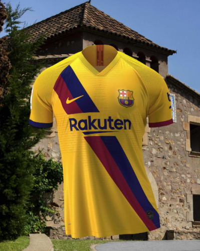 barcelona yellow kit