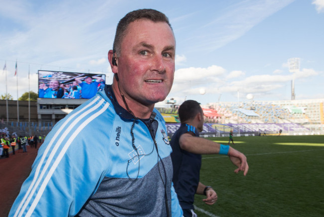 Mick Bohan celebrates at the final whistle