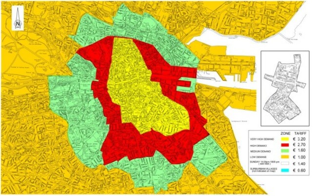 yellow and red zones