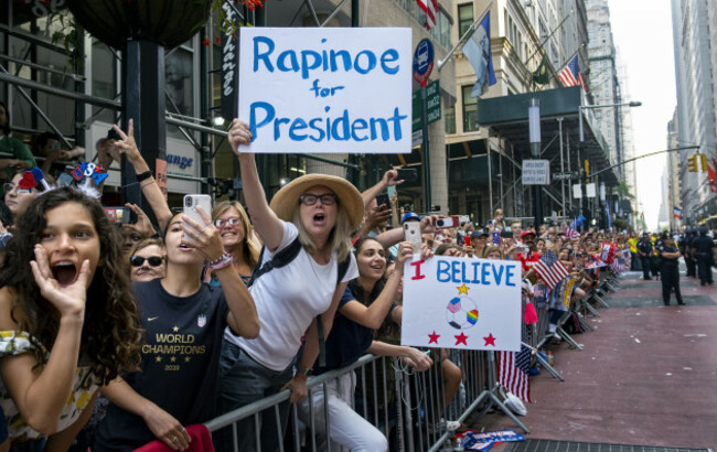 WWCup US Returns Home Soccer