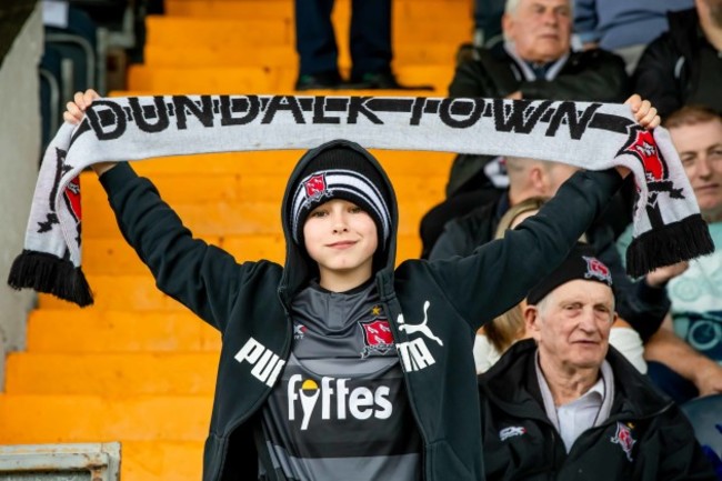 Dundalk fans ahead of the game
