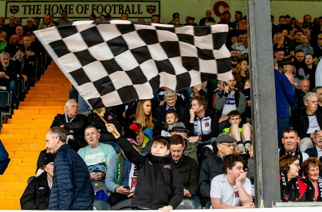 Dundalk fans ahead of the game