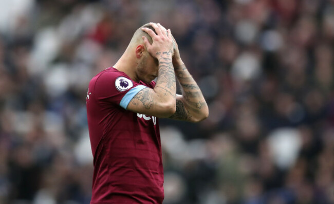 West Ham United v Huddersfield Town - Premier League - London Stadium