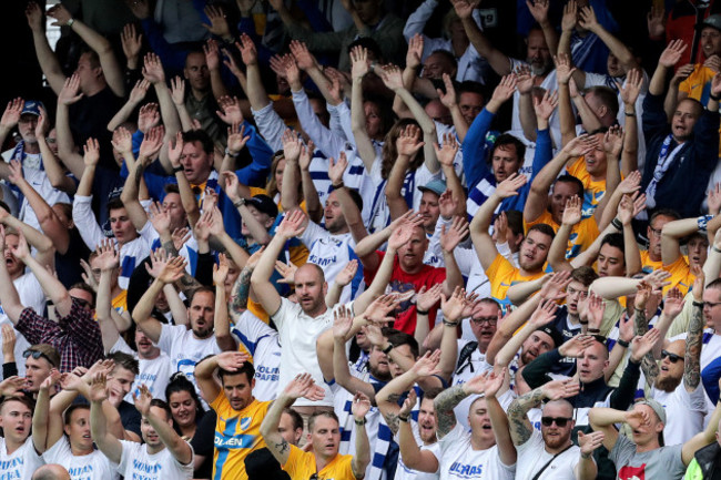 IFK Norrkoping fans during the game