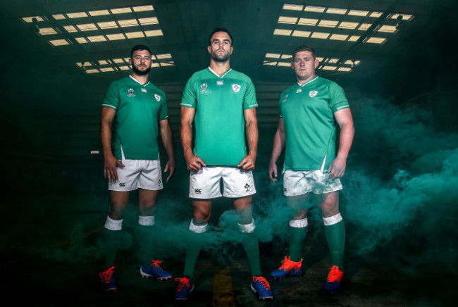 Robbie Henshaw, Conor Murray and Tadhg Furlong