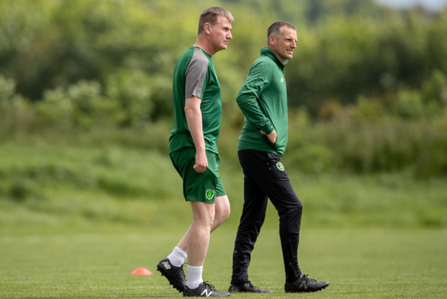 Stephen Kenny with Jim Crawford