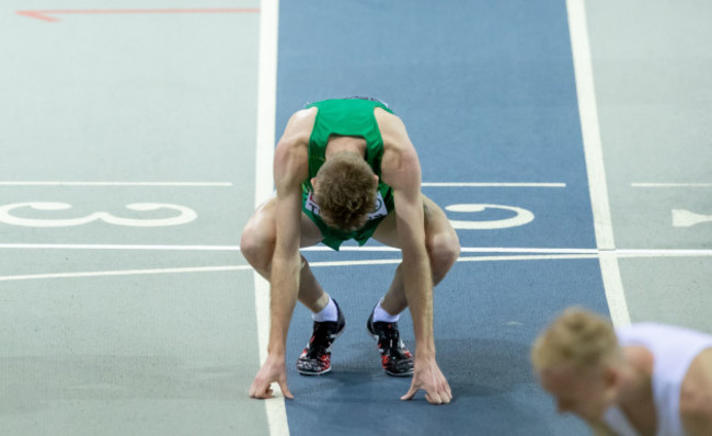 John Travers after finishing fourteenth