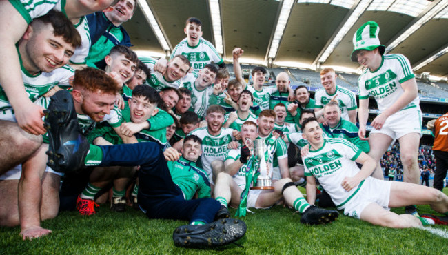 Ballyhale Shamrocks celebrate after the game